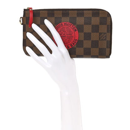 Louis Vuitton Damier Ebene Complice Trunks and Bags Wallet Red 2 of 7