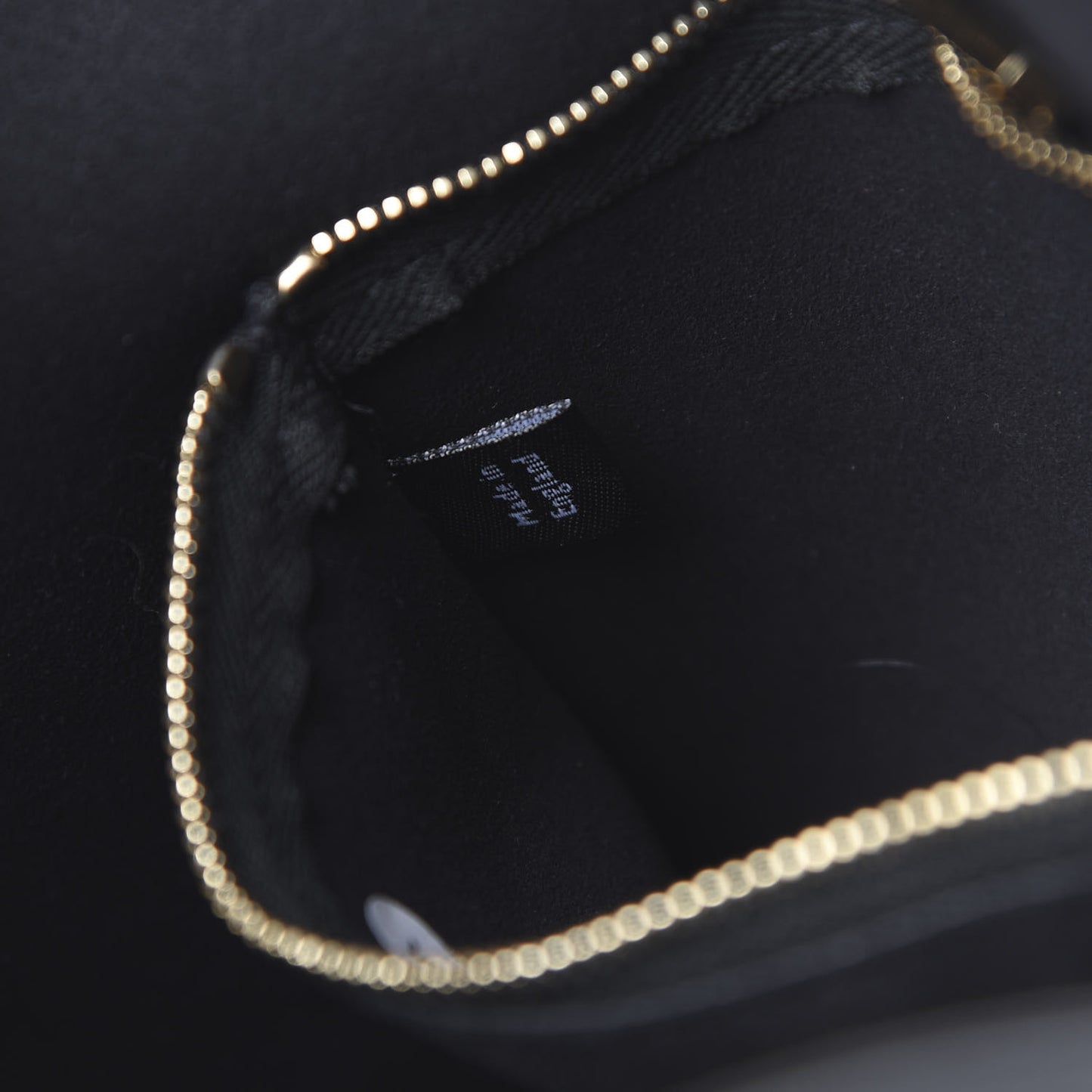 Calfskin Kite Bucket Bag Black