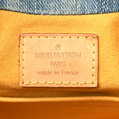 Louis Vuitton Monogram Denim Pleaty Blue 6 of 19