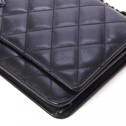 Chanel Calfskin Quilted Cambon Wallet On Chain WOC Black 5 of 12
