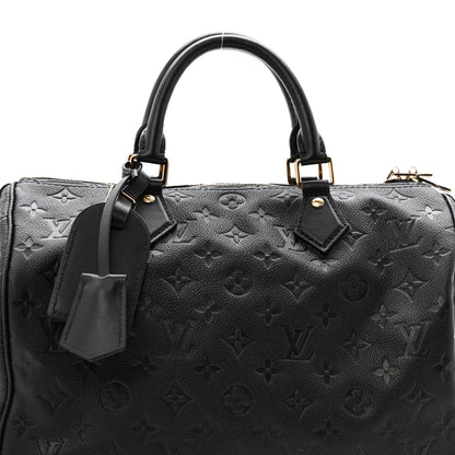 Louis Vuitton Empreinte Monogram Speedy Soft 30 Black 8 of 11