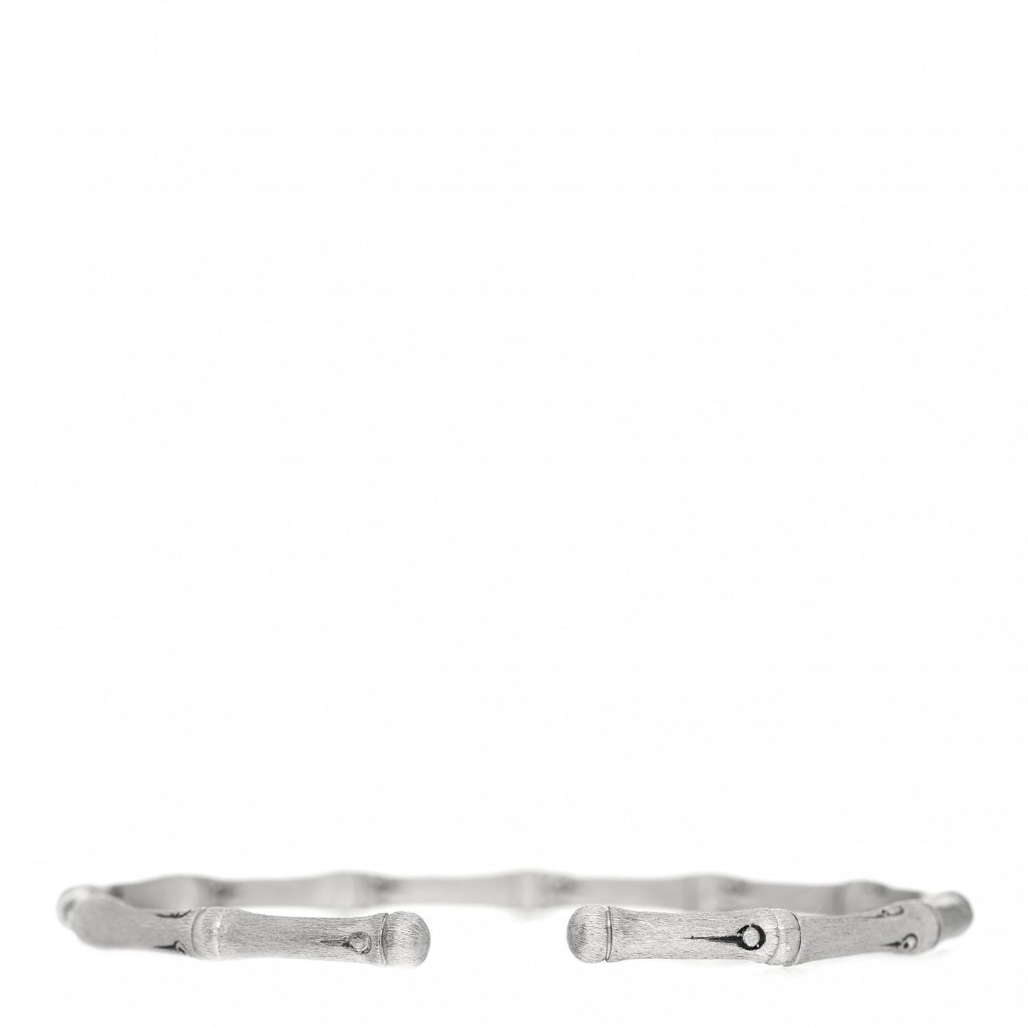 Sterling Silver 4mm Bamboo Flex Cuff Bracelet