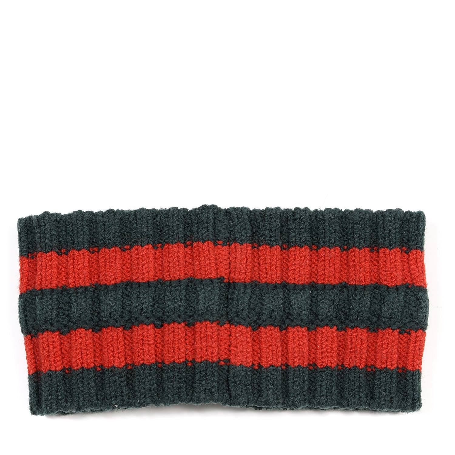 Gucci Wool Web Headband M Green Red 2 of 3