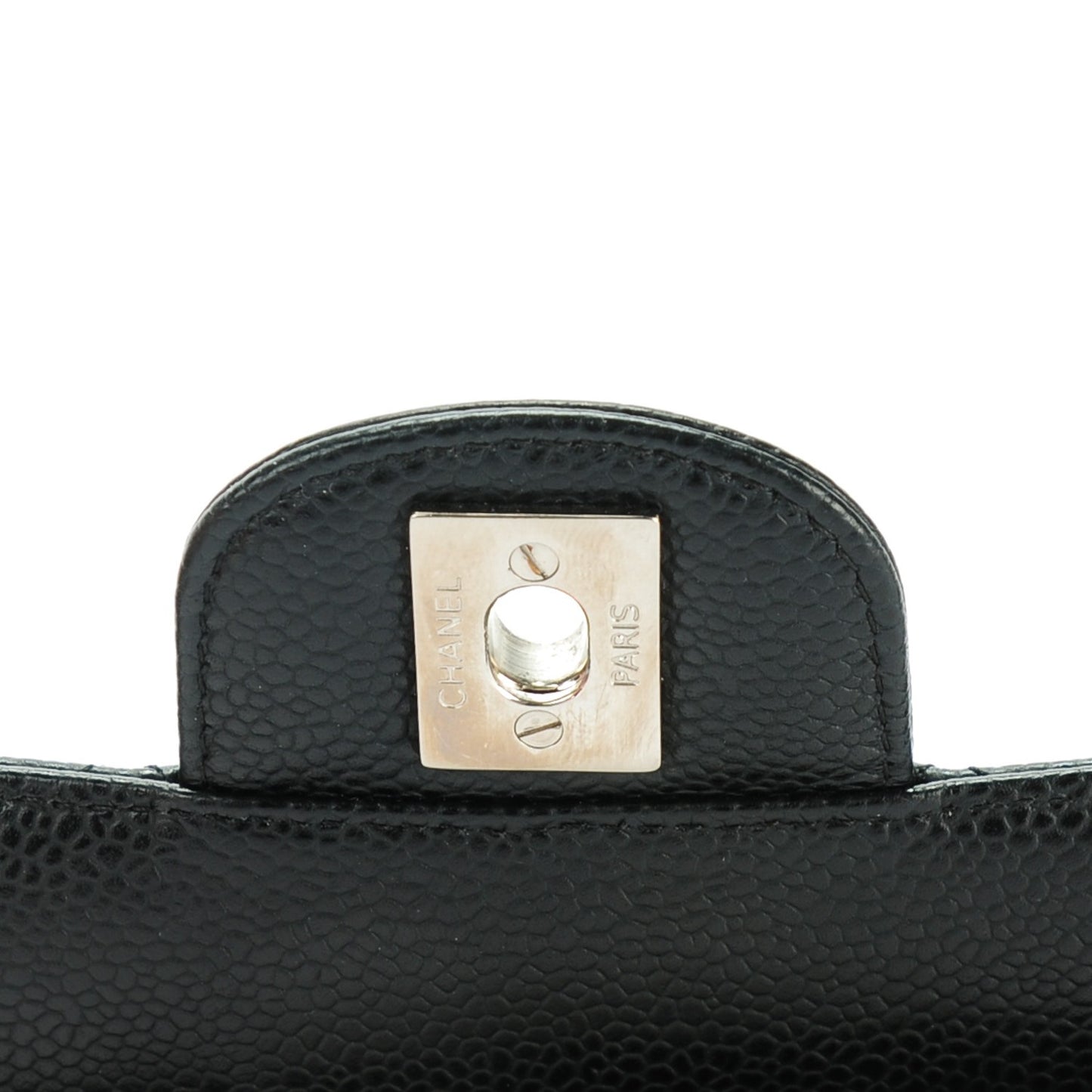 Caviar Quilted East West Flap Black