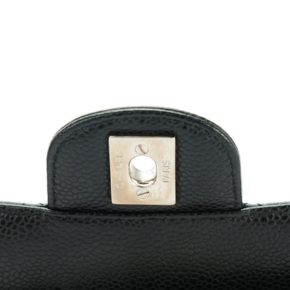 Chanel Caviar Quilted East West Flap Black 7 of 9