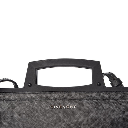 Givenchy Textured Coated Canvas Bambi Print Medium Rave Tote Black 8 of 9