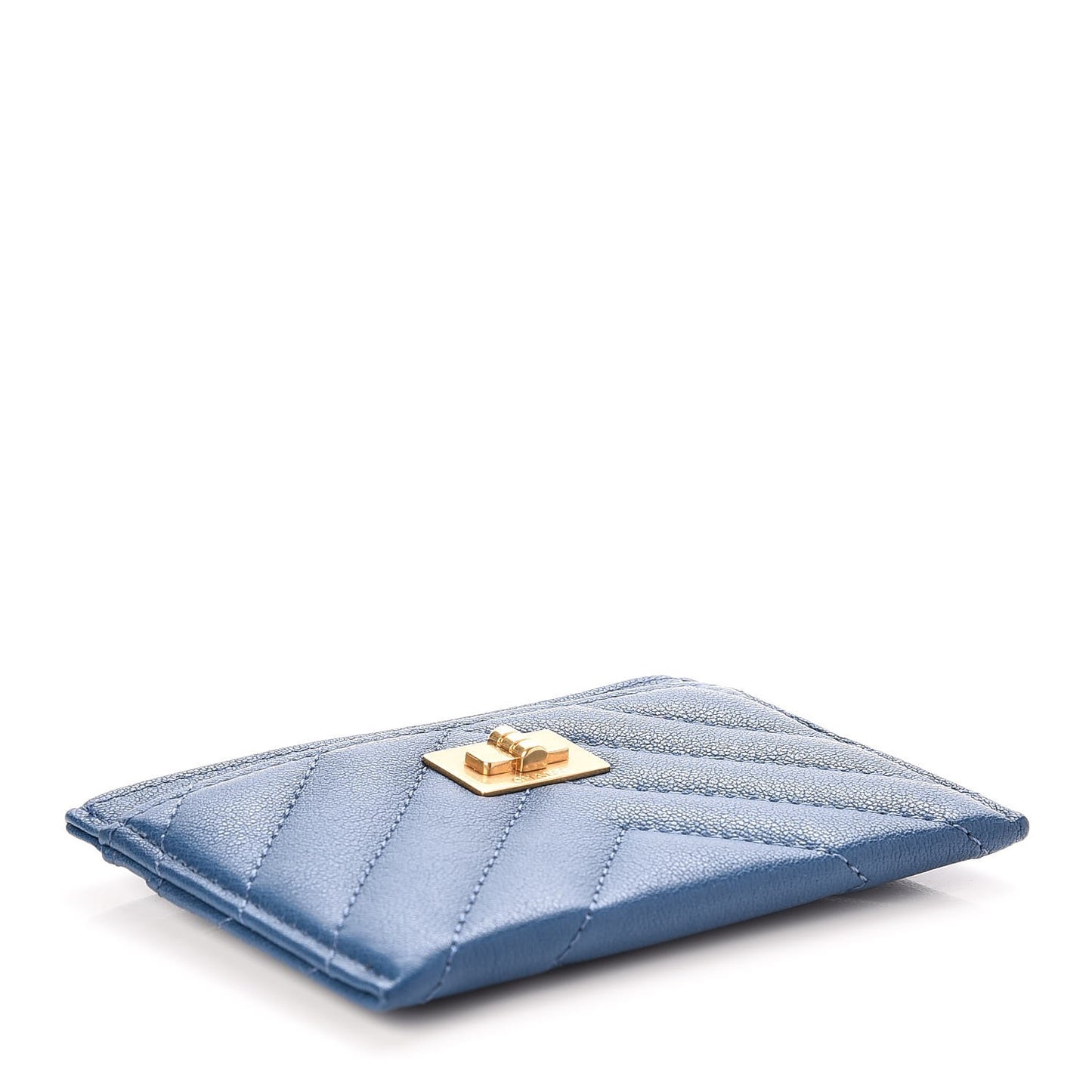 Sheepskin Chevron Reissue Card Holder Blue