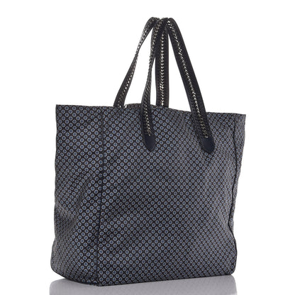 Stella McCartney Nylon Go Flower Print Falabella Tote Blue 3 of 9