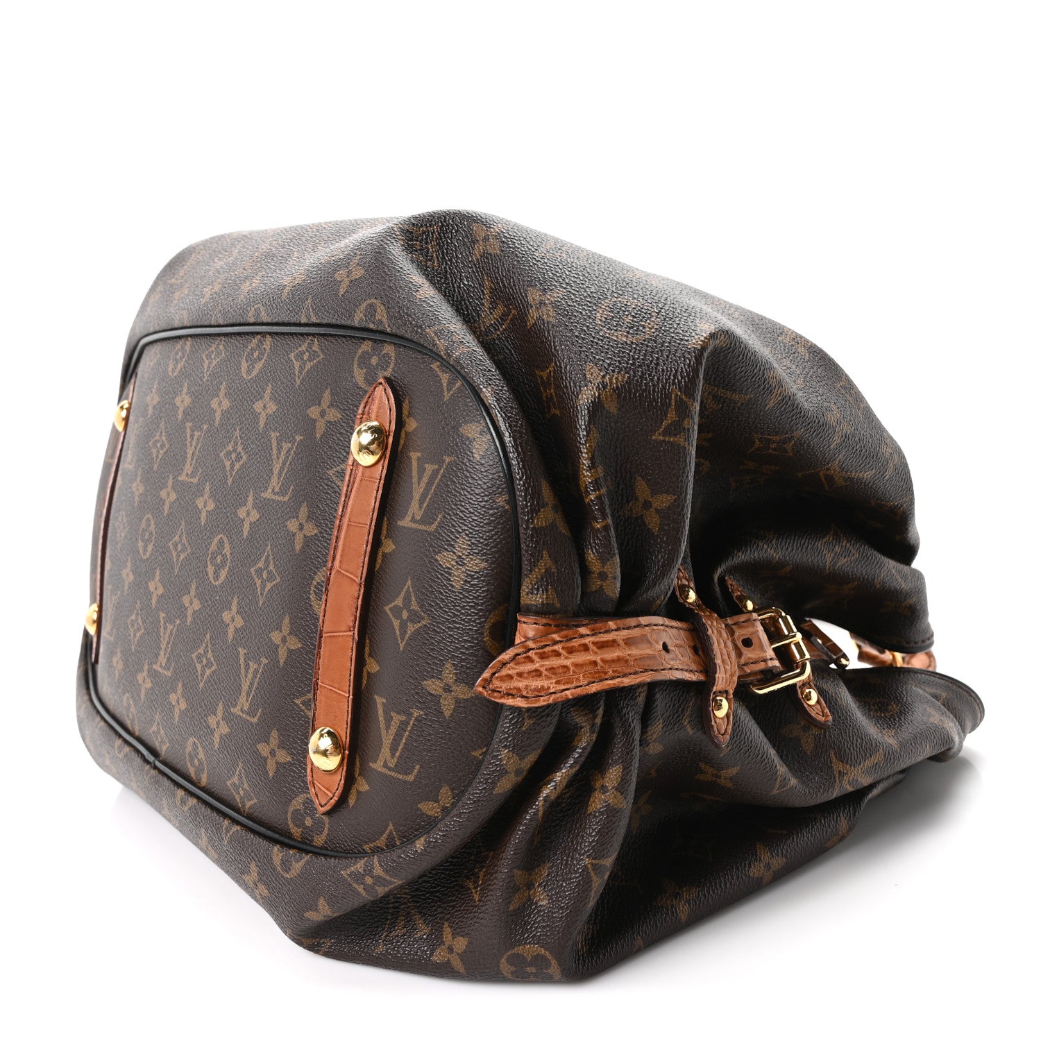 Louis Vuitton Monogram Alligator Trim Mahina XL 1938873 – FASHIONPHILE