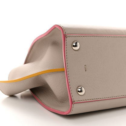 Fendi Vitello Dolce Mini 3Jours Tote Grigio Polvere 9 of 14