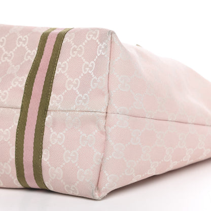 Gucci Monogram Large Jolicoeur Tote Pink 10 of 17