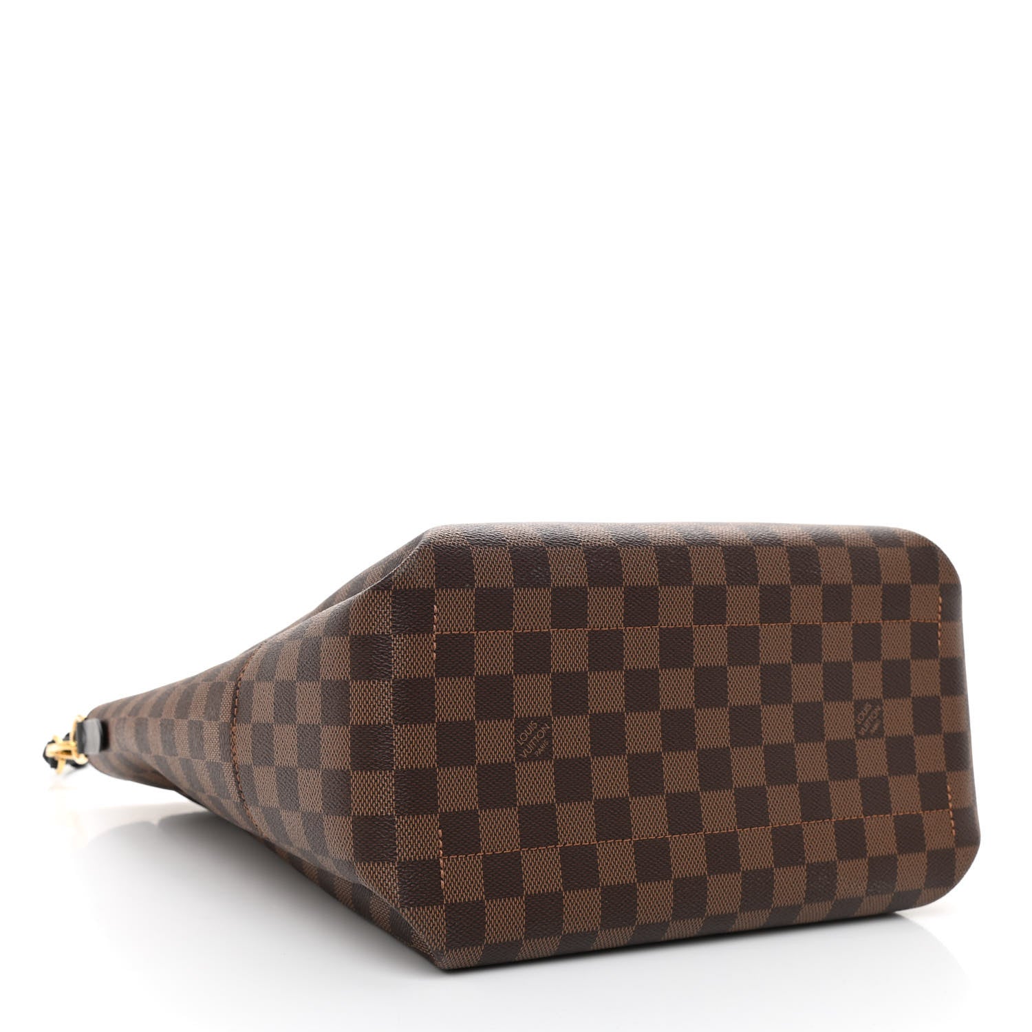 Louis Vuitton Damier Ebene Belmont MM Black 4 of 8