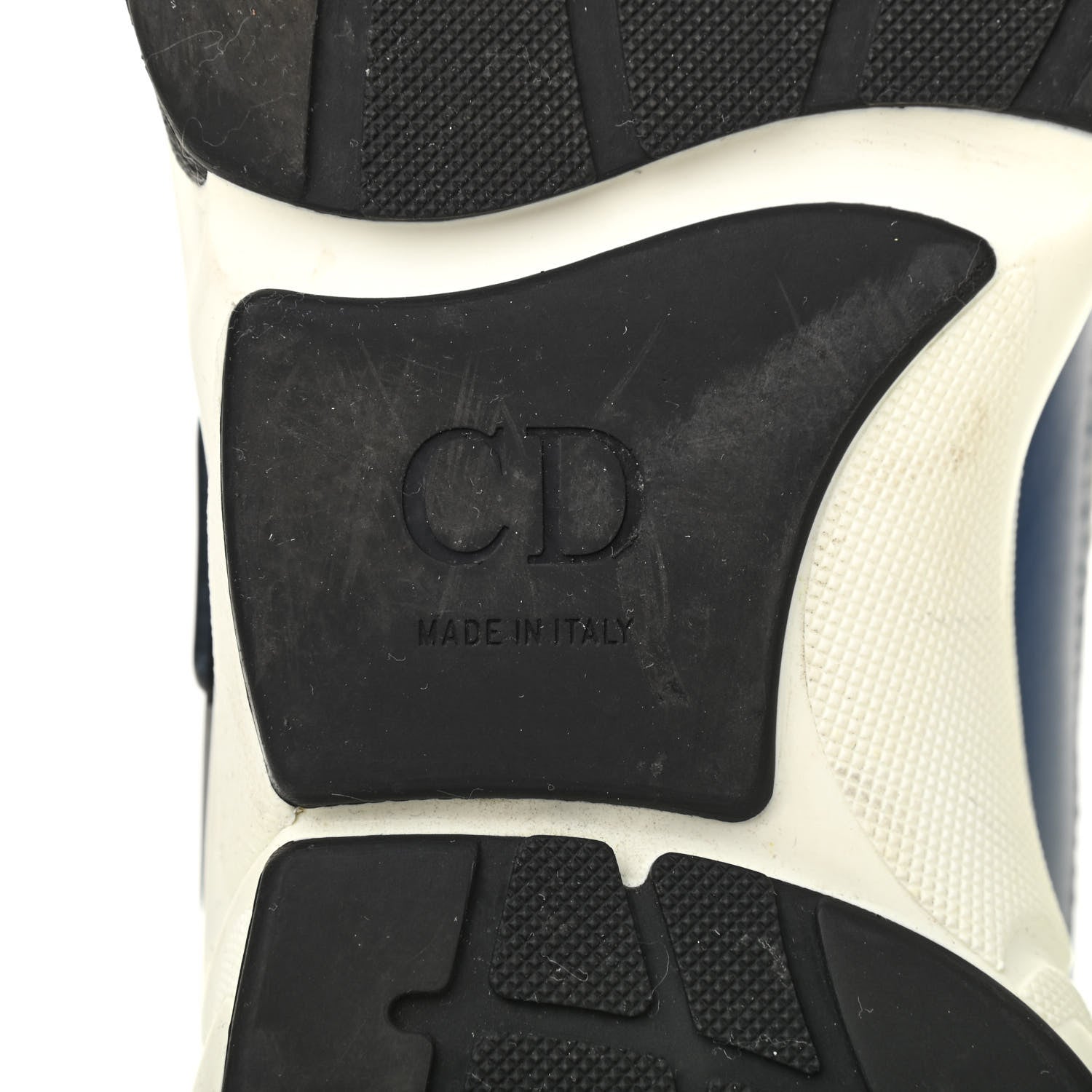 Christian Dior Technical Mesh Calfskin Mens B22 Sneakers 39.5 Blue Beige 12 of 16