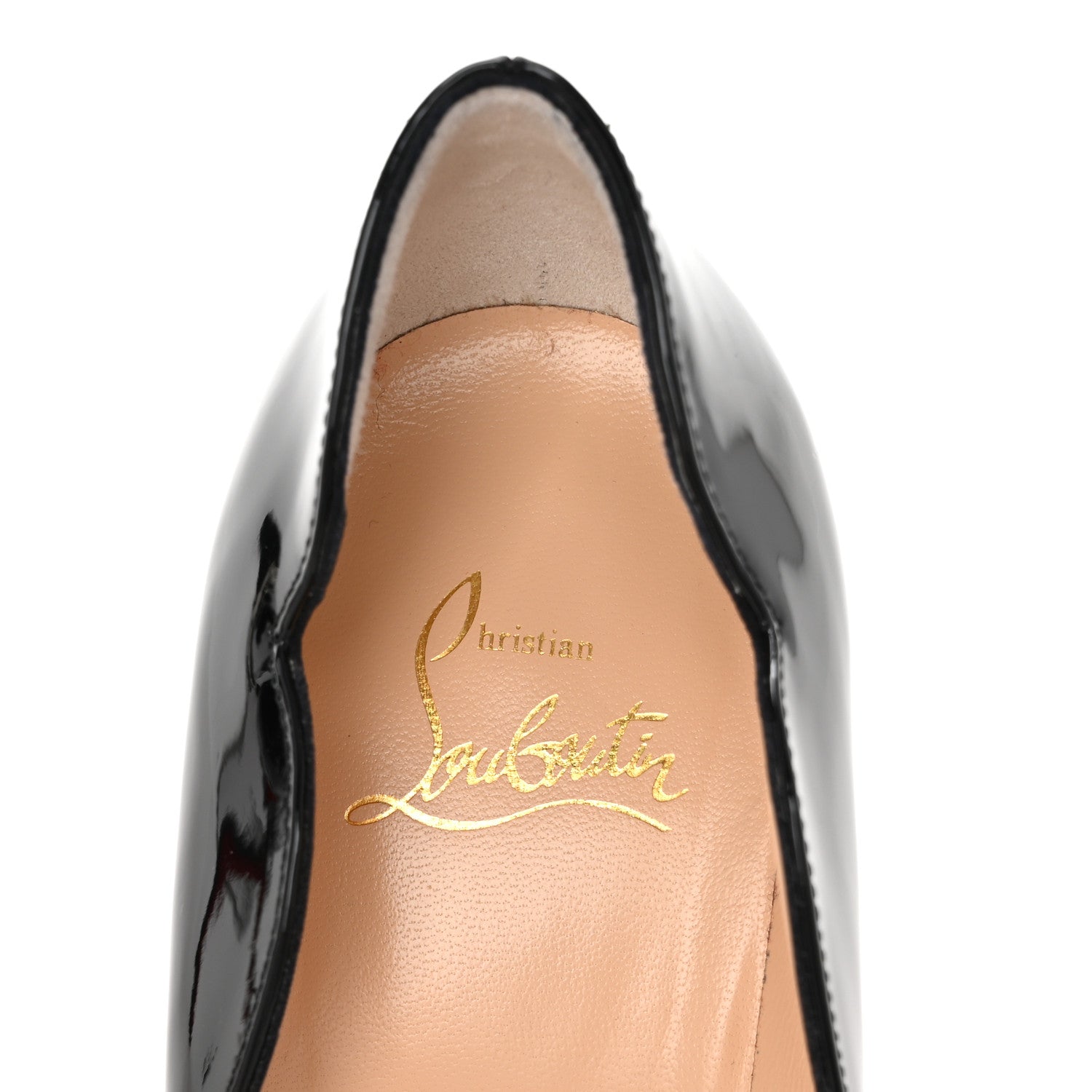 Christian Louboutin Patent Hot Chick 100 Pumps 37 Black 8 of 9