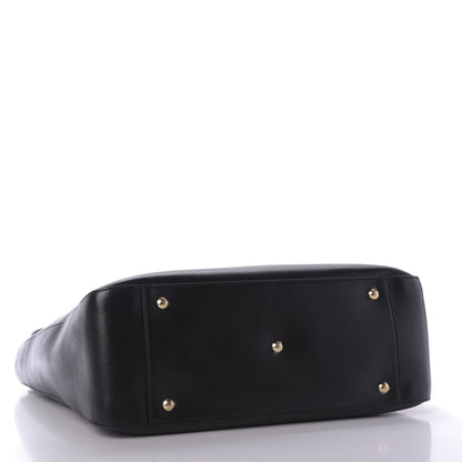 Fendi Vitello Glacier Medium FF Tote Black 5 of 10