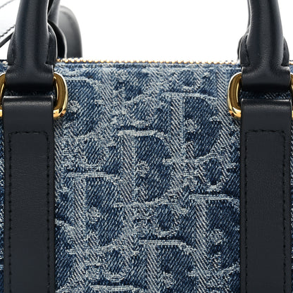 Christian Dior Denim Oblique Nano Groove 17 Bag Blue 8 of 12
