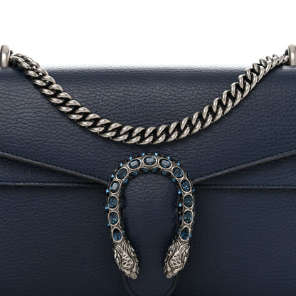 Gucci Dollar Calfskin Crystal Small Dionysus Shoulder Bag Blue Agata Montana Sapphire 8 of 13
