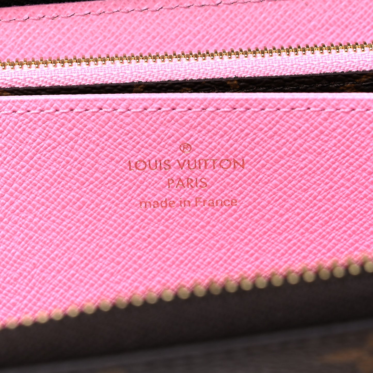 Monogram 2022 Christmas Animation Paris Zippy Wallet Pink