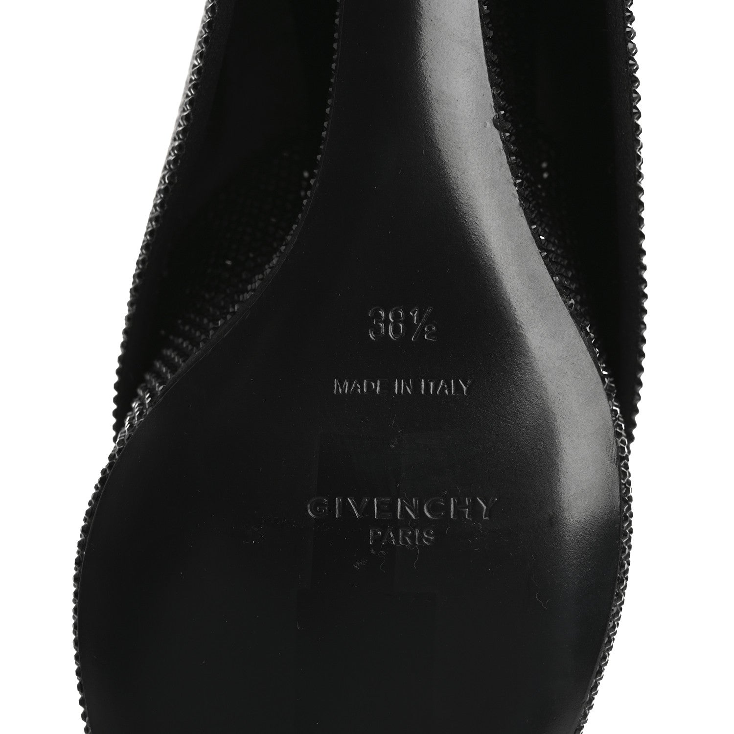 Givenchy Crystal Shark Lock Pant Boots 38.5 Black 7 of 9