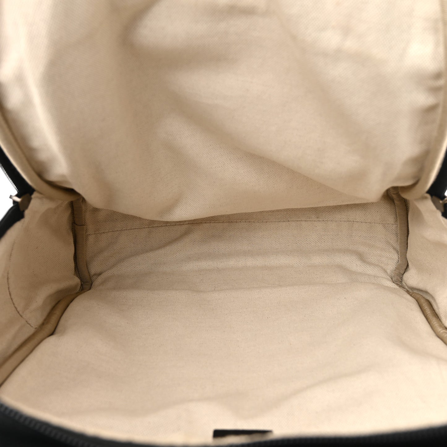 Calfskin Logo Day Backpack Black