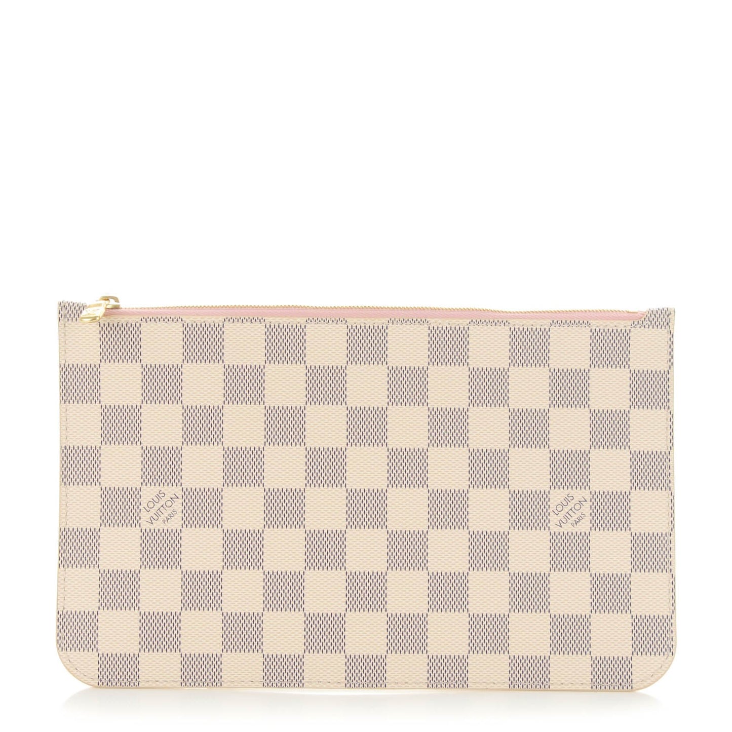 Damier Azur Neverfull MM GM Pochette Rose Ballerine