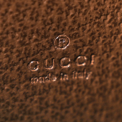 Gucci Monogram Jumbo GG Textured Dollar Calfskin Mini Dionysus Chain Wallet Camel Ebony New Acero 6 of 11