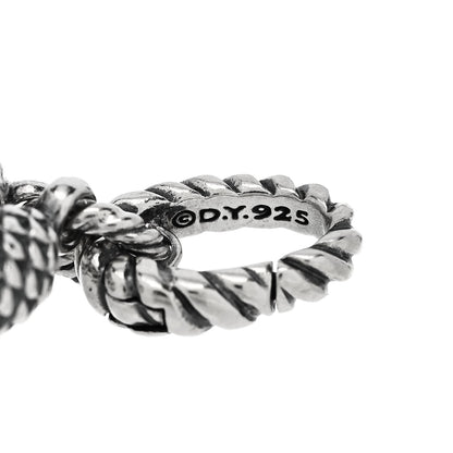 David Yurman Sterling Silver Smoky Quartz Acorn and Pine Cone Charm 4 of 4