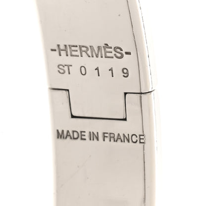 Hermes Enamel Narrow Clic Clac H Bracelet PM White 4 of 5