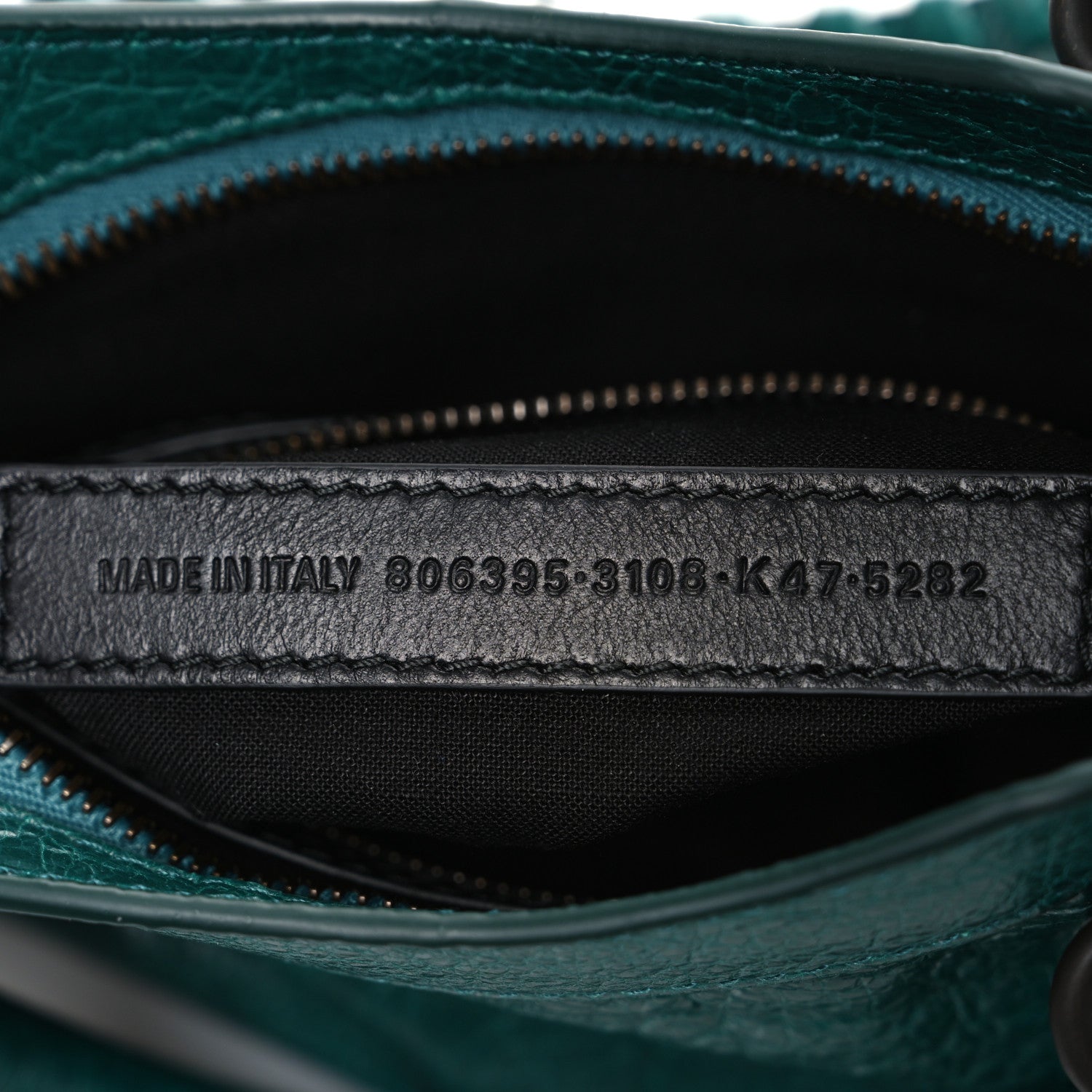 Balenciaga Agneau Classic Hardware Mini City Emerald 7 of 10