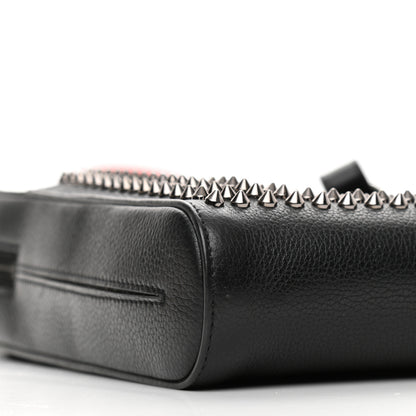 Christian Louboutin Calfskin Spikes Benech Reporter Messenger Black 8 of 10