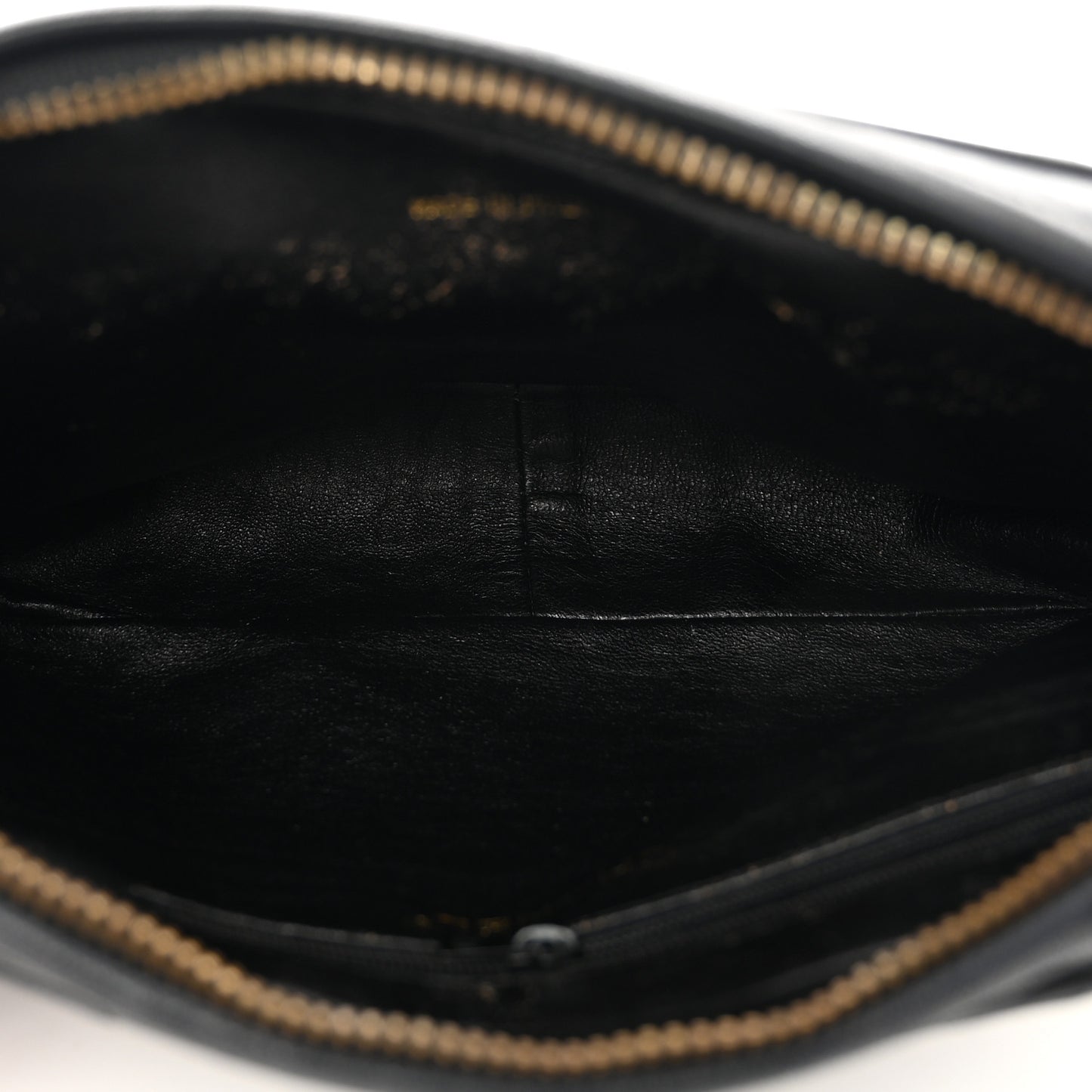 Lambskin Quilted CC Tassel Flap Black