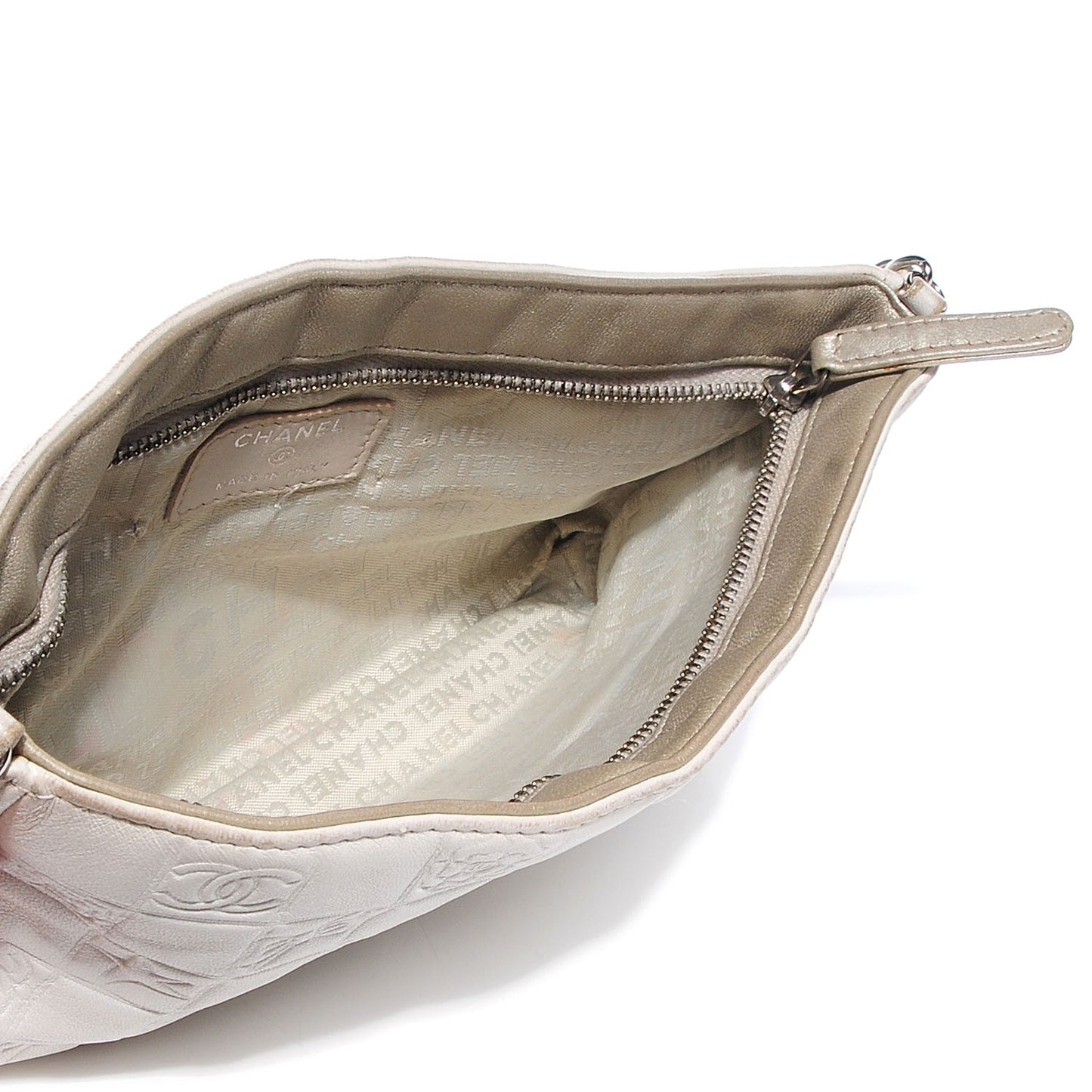 Lambskin Precious Symbols Pochette White