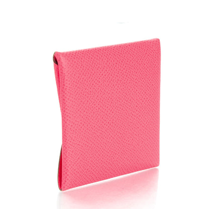Hermes Epsom Bastia Coin Purse Rose Azalee 3 of 7