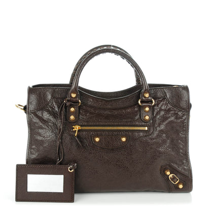 Balenciaga Agneau Giant 12 Gold Hardware City Charbon 1 of 8