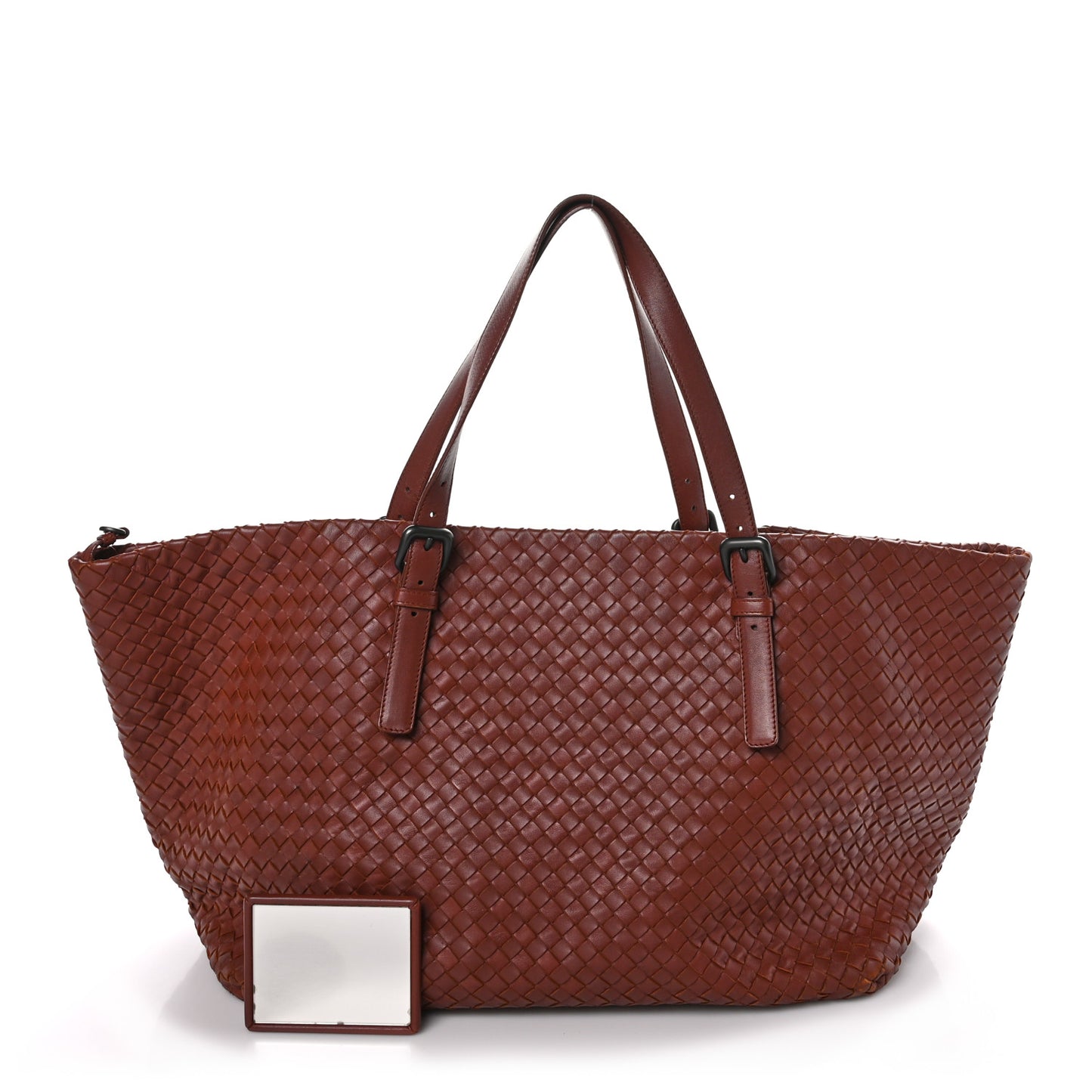 Nappa Intrecciato Large Cesta Tote Brique
