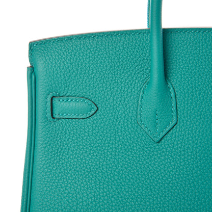 Hermes Togo Birkin 25 Vert Verone 14 of 37