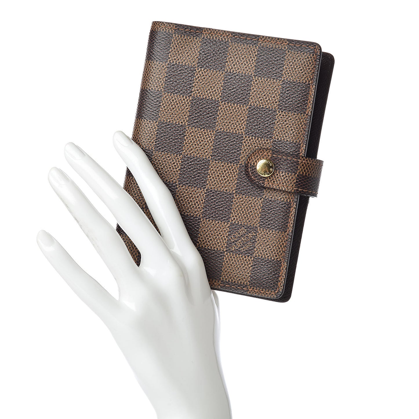 Damier Ebene Small Ring Agenda Cover