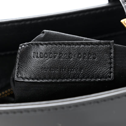 Saint Laurent Patent Le 5 A 7 Hobo Black 7 of 12