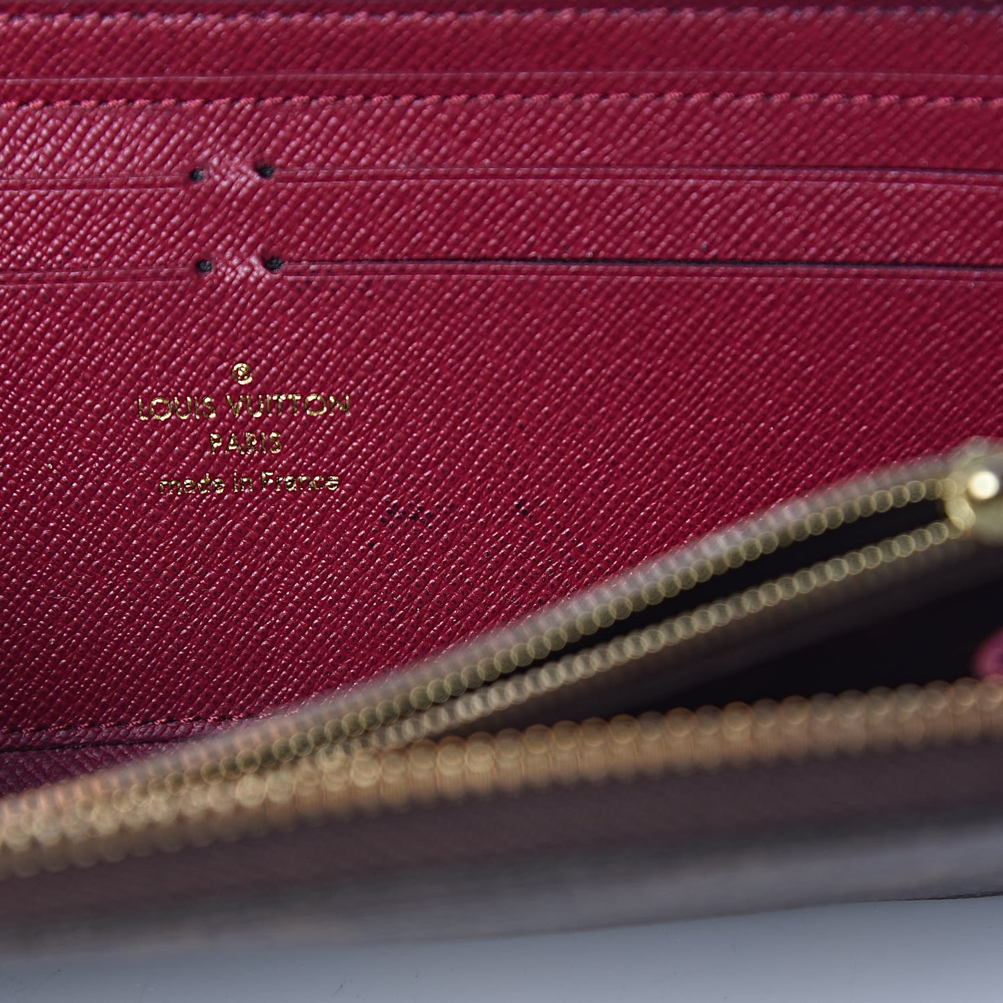Monogram Clemence Wallet Fuchsia