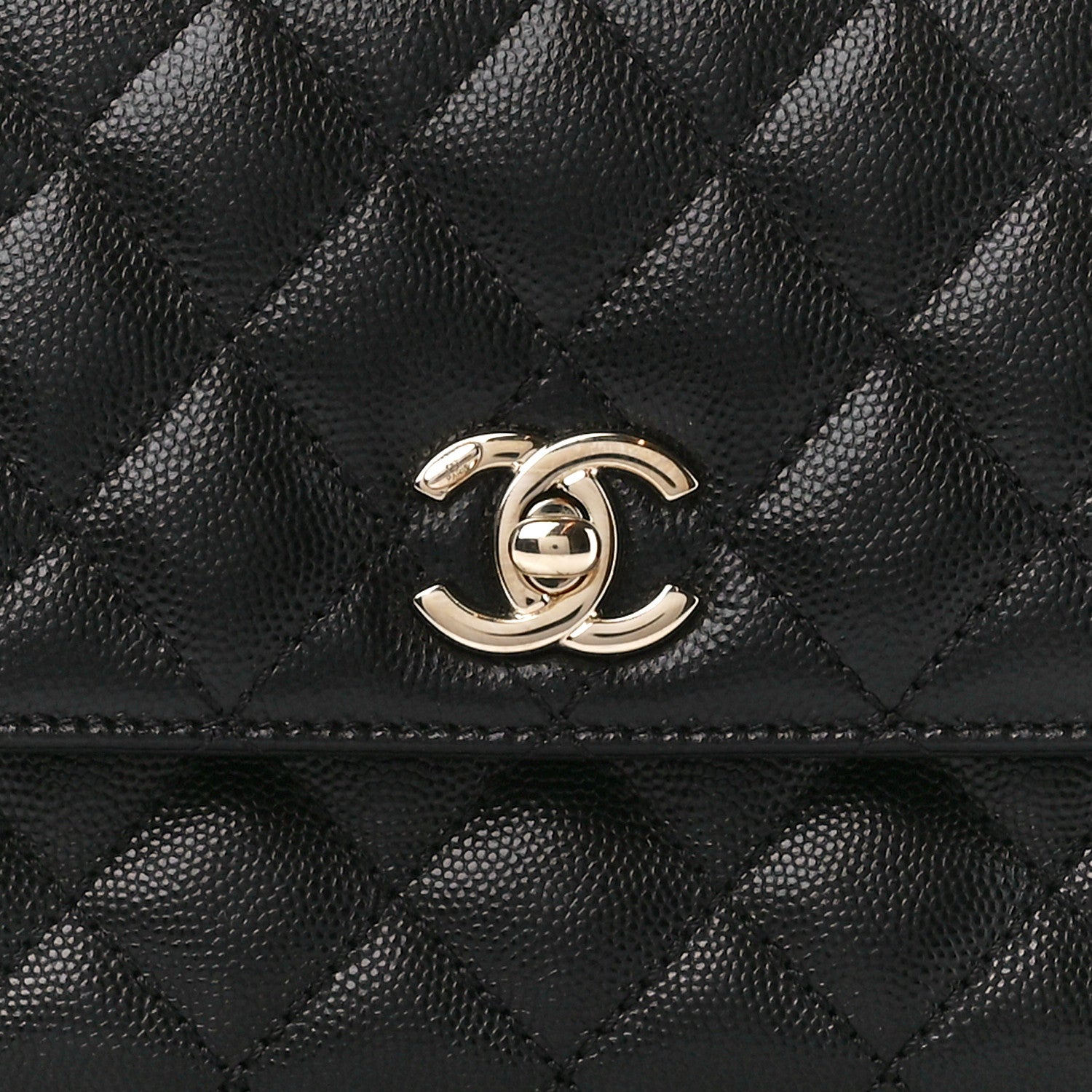 Chanel Caviar Quilted Mini Coco Handle Flap Black 9 of 12