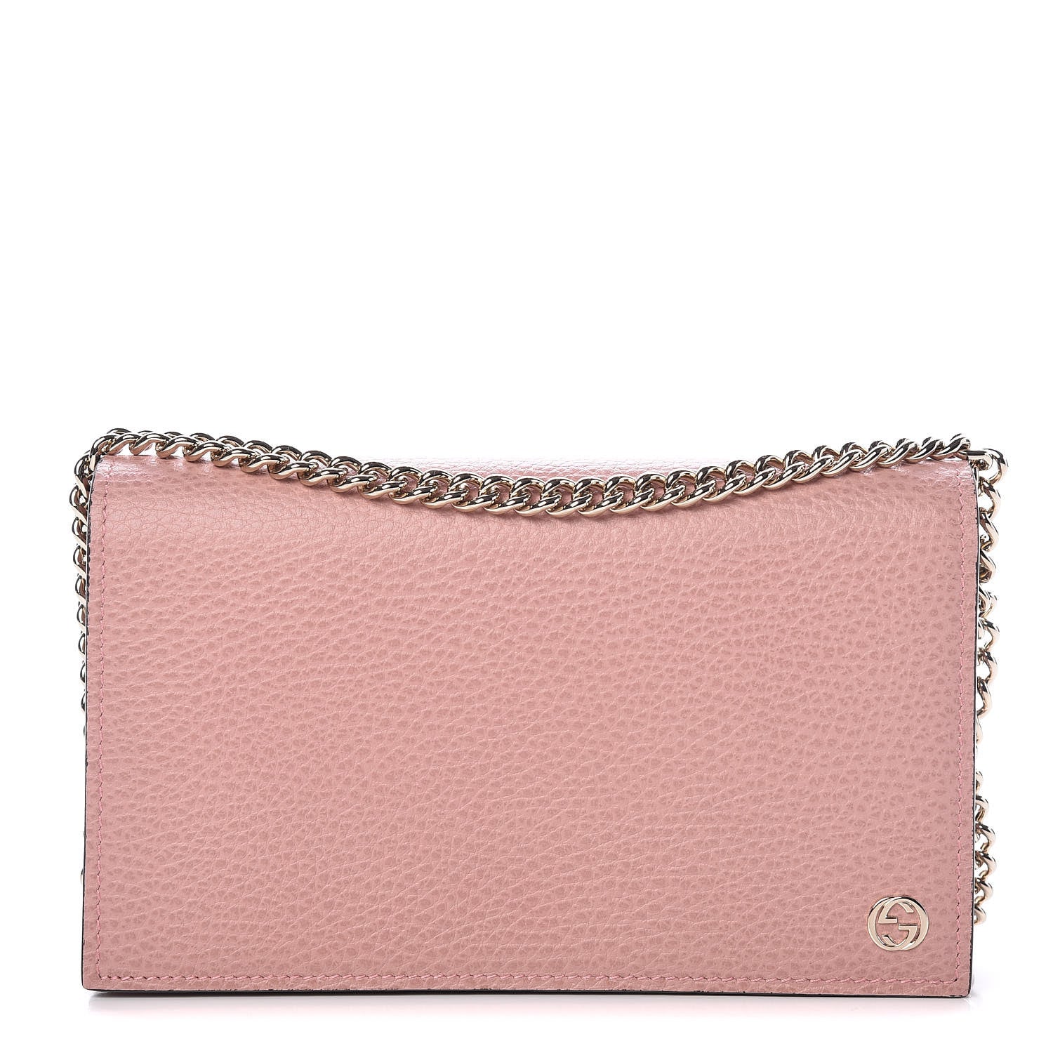 Gucci Dollar Calfskin Medium Betty Chain Wallet Soft Pink 1 of 10