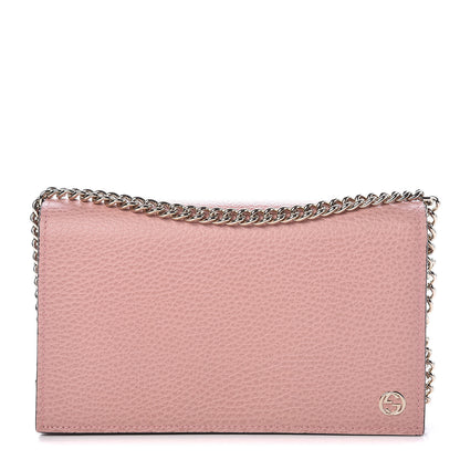 Gucci Dollar Calfskin Medium Betty Chain Wallet Soft Pink 1 of 10