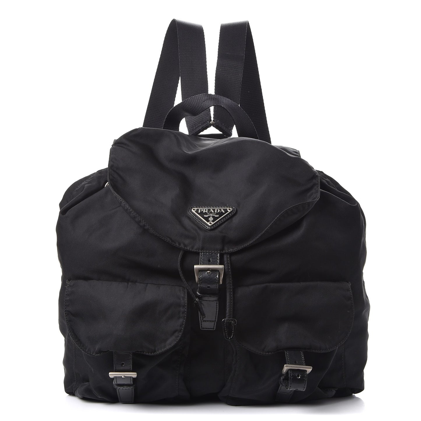 Nylon Vela Medium Backpack Black