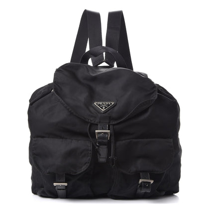 Prada Nylon Vela Medium Backpack Black 1 of 11