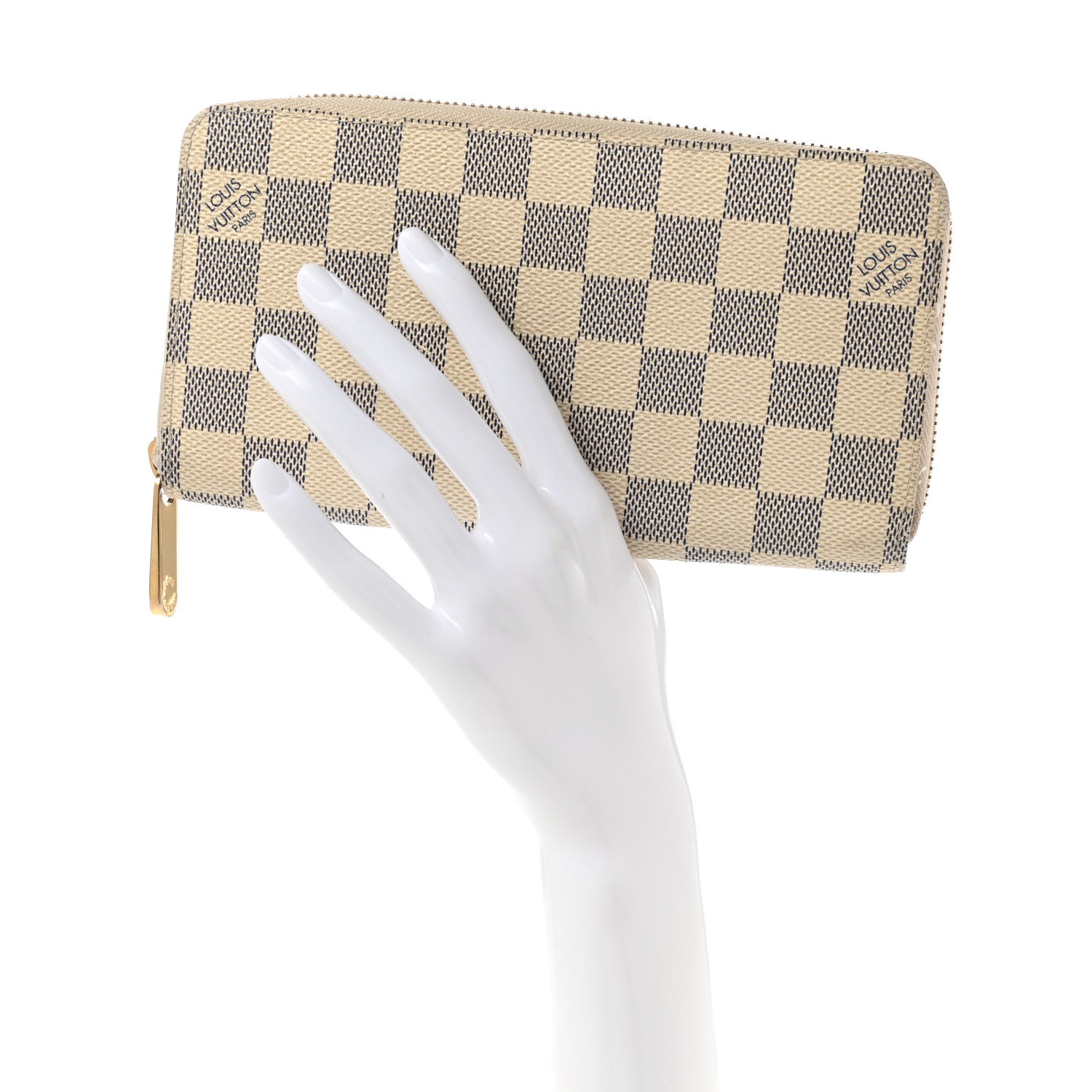 Louis Vuitton Damier Azur Zippy Wallet 2 of 17