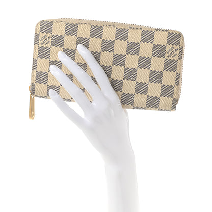 Louis Vuitton Damier Azur Zippy Wallet 2 of 17