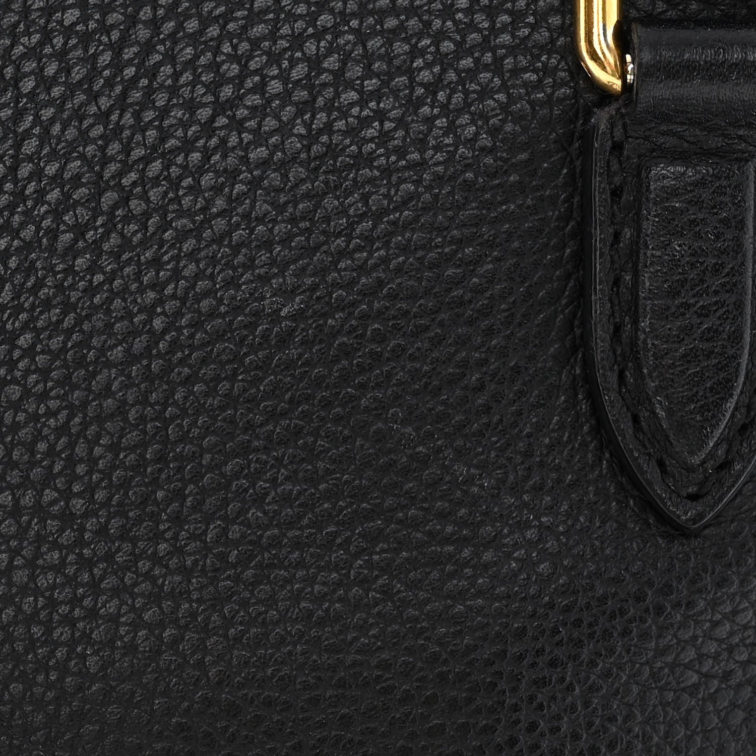 Alexander McQueen Pebbled Calfskin Mini Skull Padlock Zip Around Tote Black 12 of 15