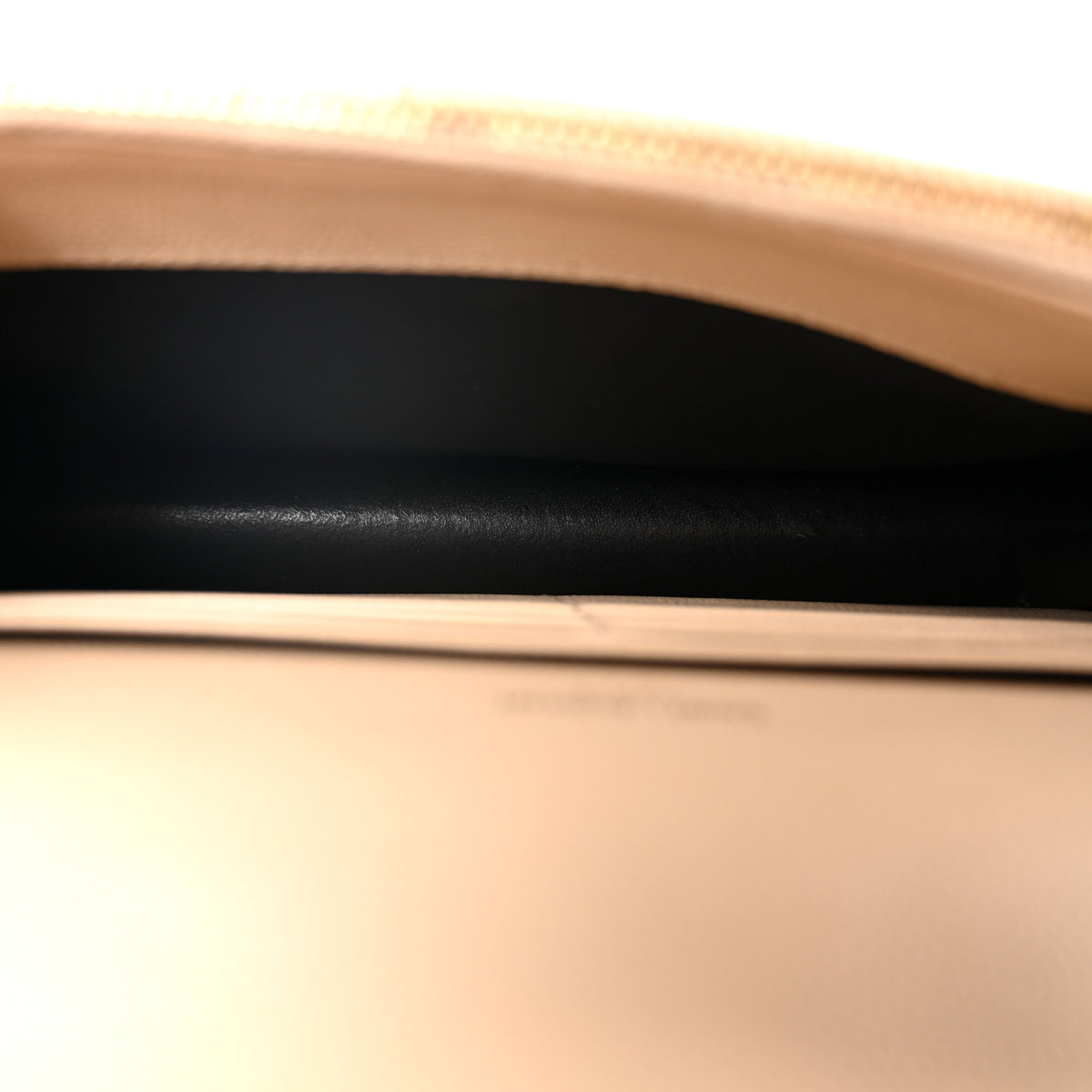 Saint Laurent Grain De Poudre Matelasse Chevron Monogram Envelope Chain Wallet Nude Powder 4 of 10