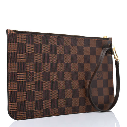 Louis Vuitton Damier Ebene Neverfull MM GM Pochette 2 of 4