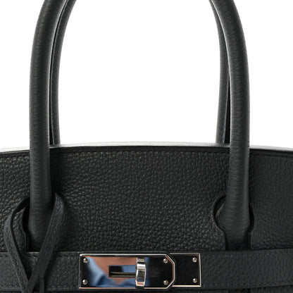 Hermes Togo Birkin 30 Gris Misty 7 of 9
